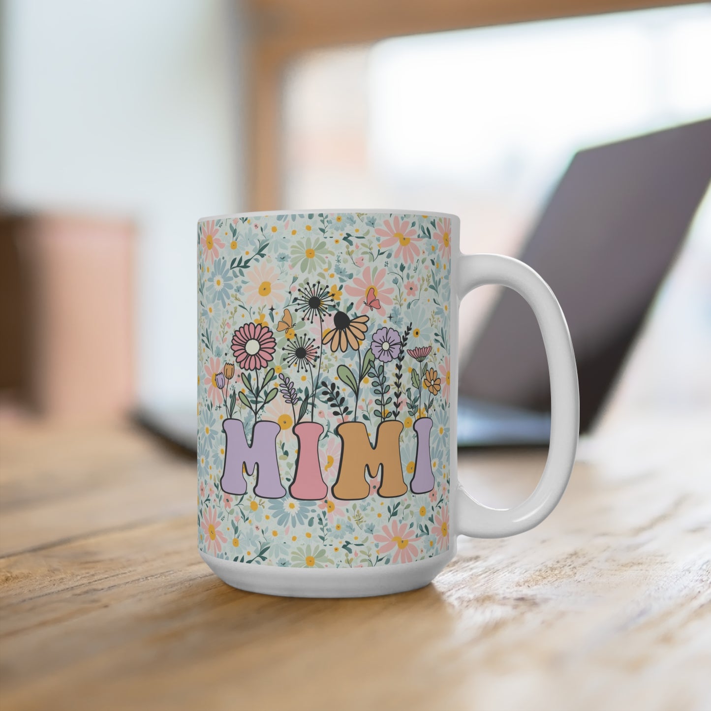 Floral Mimi 15oz Mug