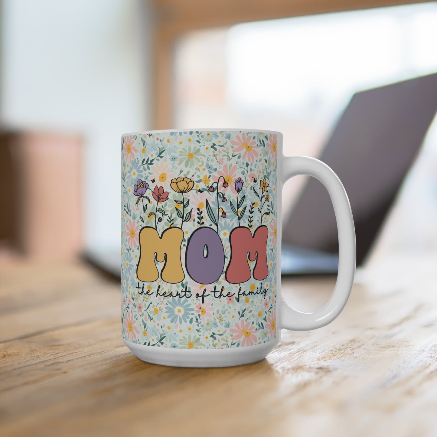 Floral Mom 15oz Mug