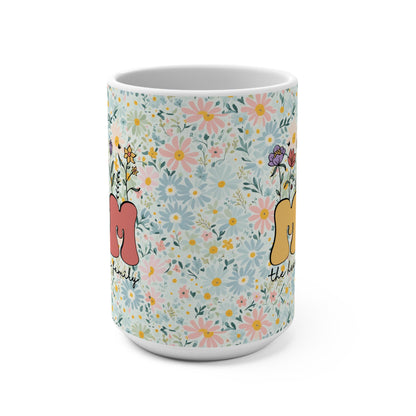 Floral Mom 15oz Mug