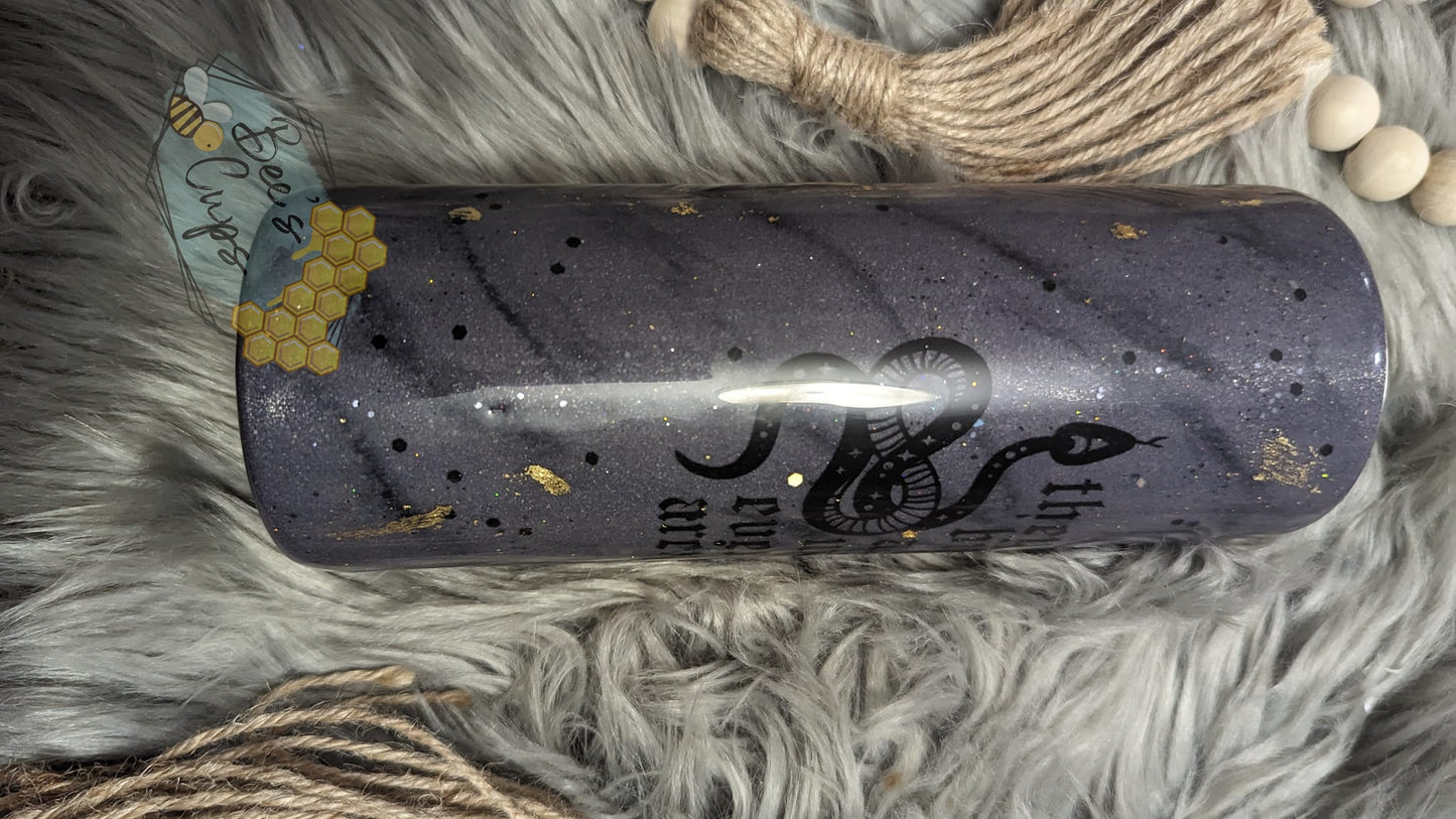 Customizable Eras Lyric Marbled Tumbler