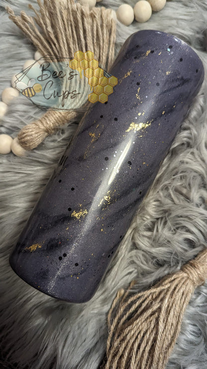 Customizable Eras Lyric Marbled Tumbler