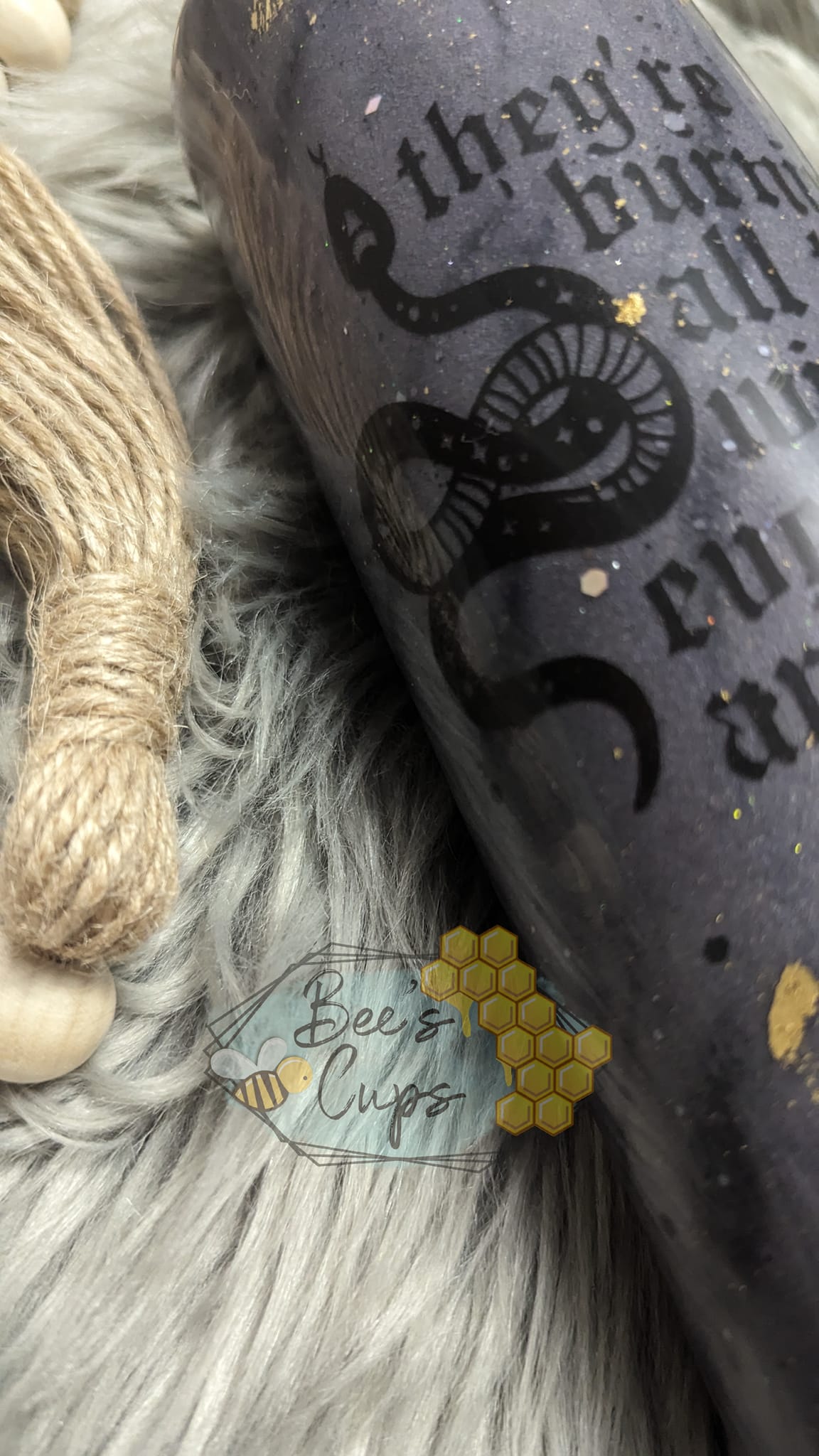 Customizable Eras Lyric Marbled Tumbler