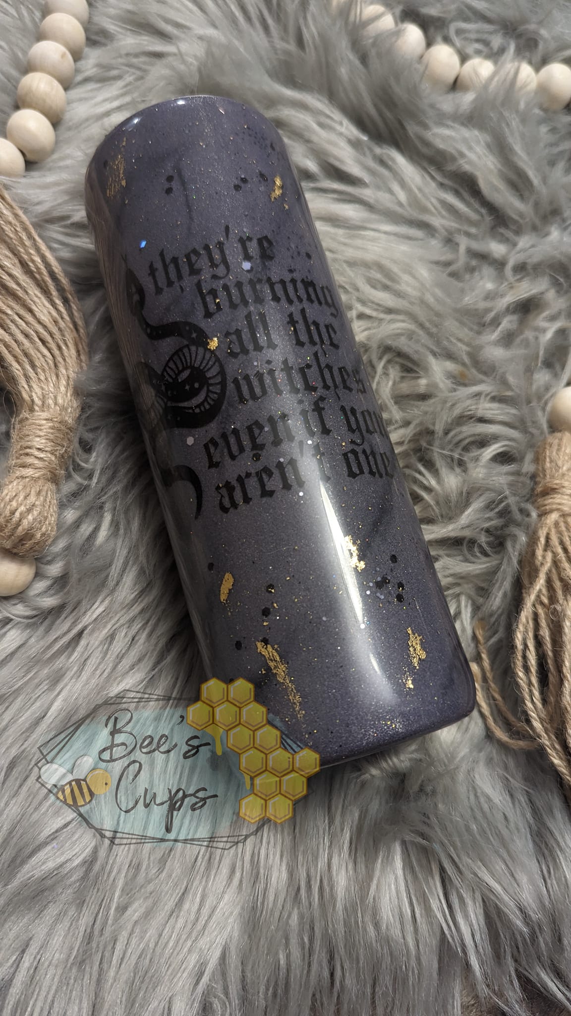 Customizable Eras Lyric Marbled Tumbler