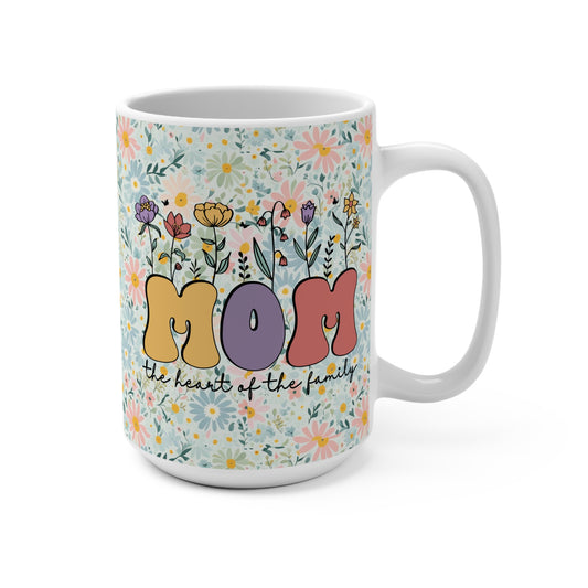 Floral Mom 15oz Mug