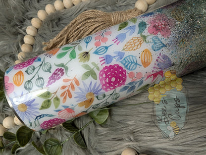 Floral Glitter Ombre Bundle