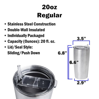 Abstract Rainbow Glitter Tumblers