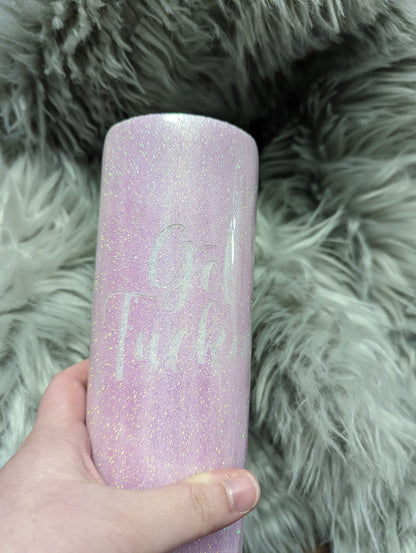 "Secret" message Get F'd  Tumbler