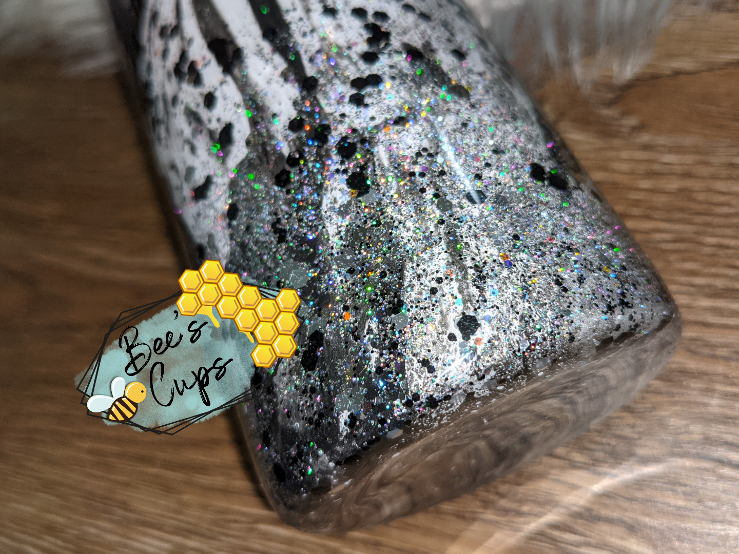 Black and white Disney Hydro dip Punk Princess