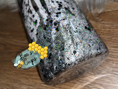 Black and white Disney Hydro dip Punk Princess