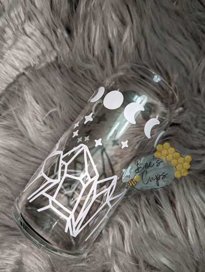 20oz Glass Can - Crystals