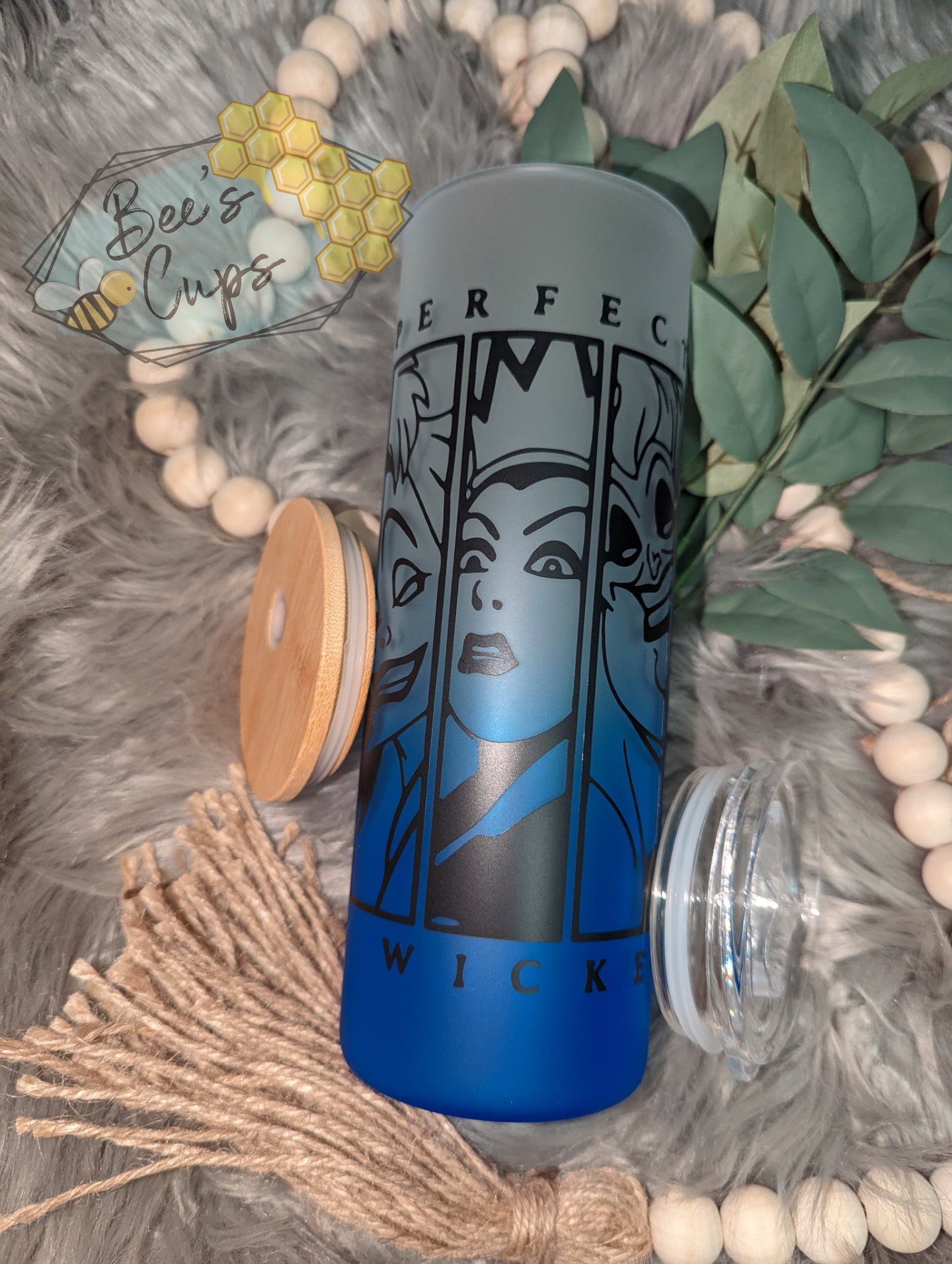 Perfectly Wicked Ombre Glass Tumbler