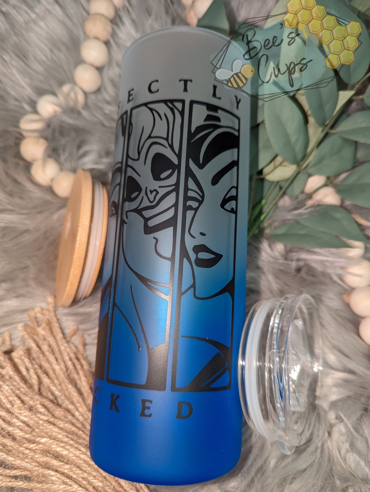 Perfectly Wicked Ombre Glass Tumbler