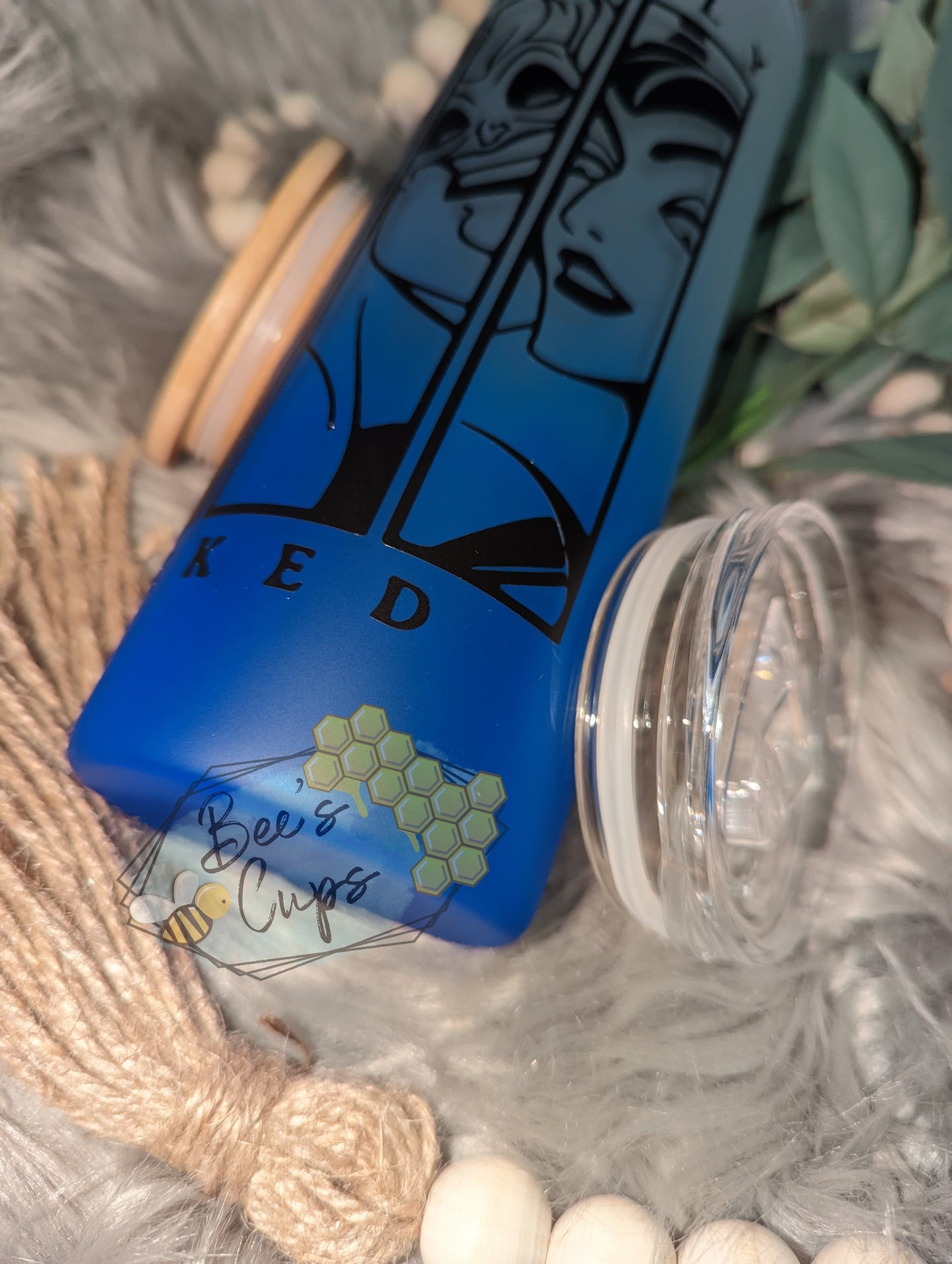 Perfectly Wicked Ombre Glass Tumbler