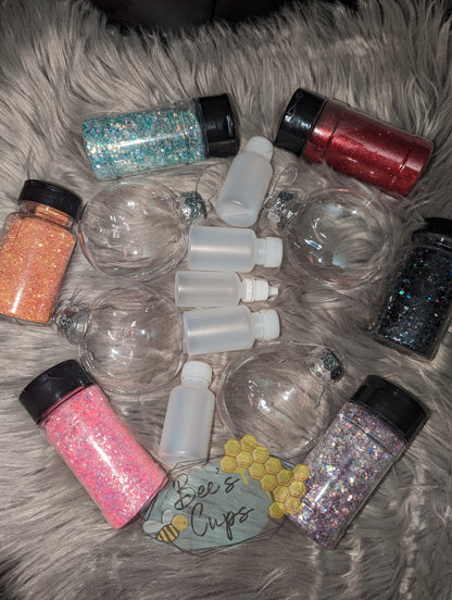 DIY Glitter Ornament Kit