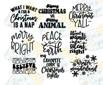 DIY Glitter Ornament Kit