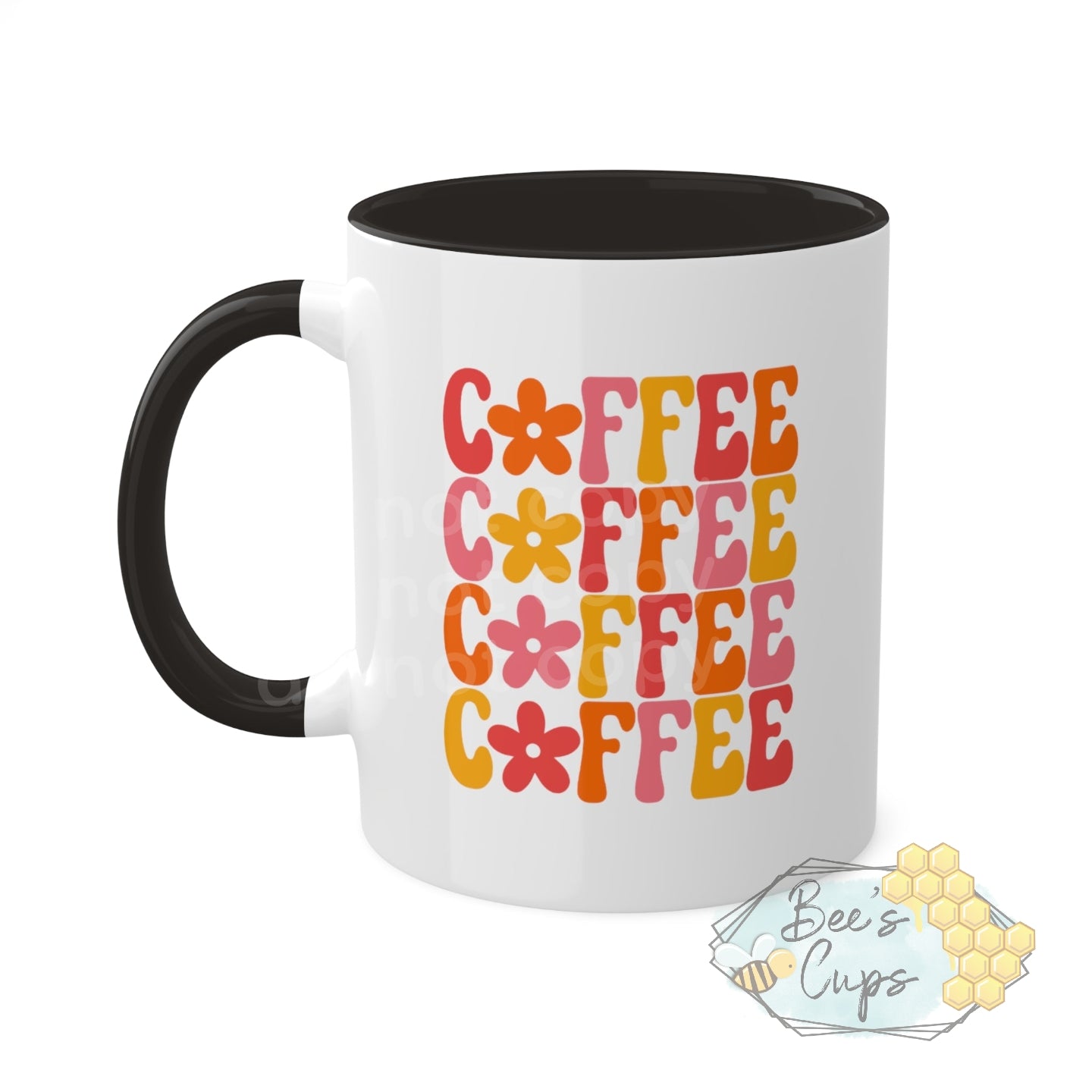 11oz Retro Floral Coffee
