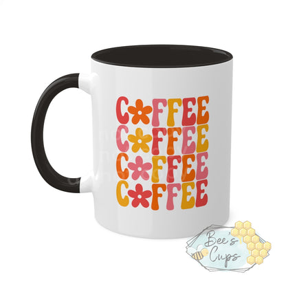 11oz Retro Floral Coffee