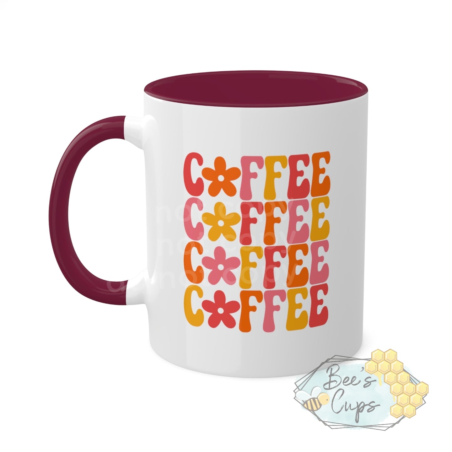 11oz Retro Floral Coffee