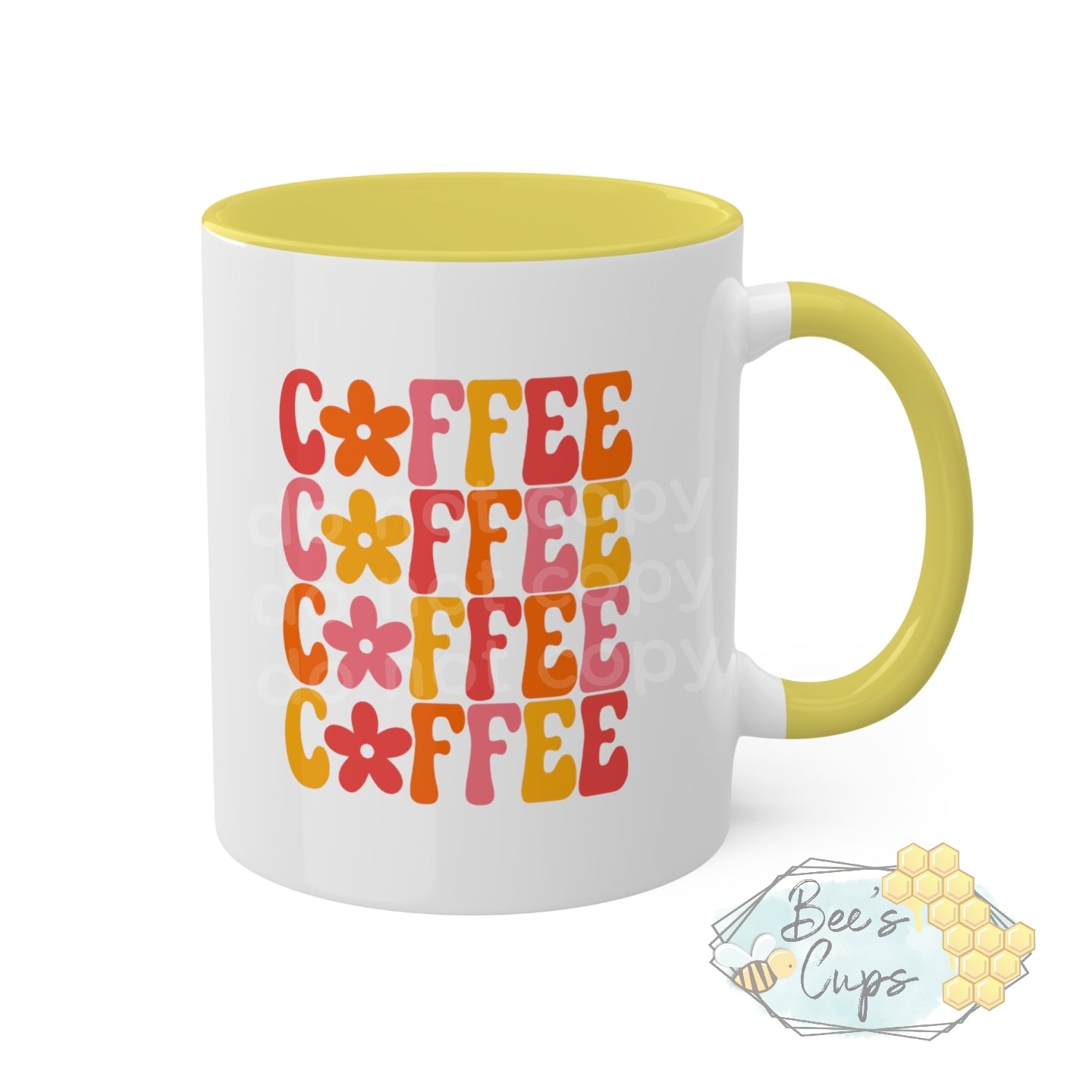 11oz Retro Floral Coffee