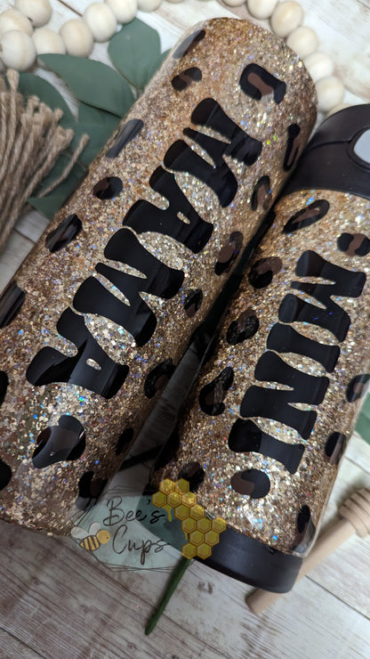 Mama & Mini Leopard Tumblers