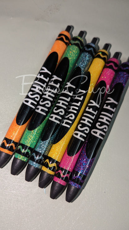 Crayon Pens and Mechanical Pencils