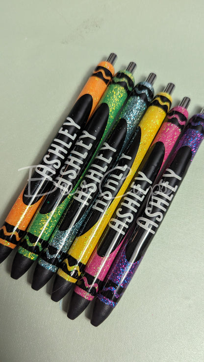 Crayon Pens and Mechanical Pencils