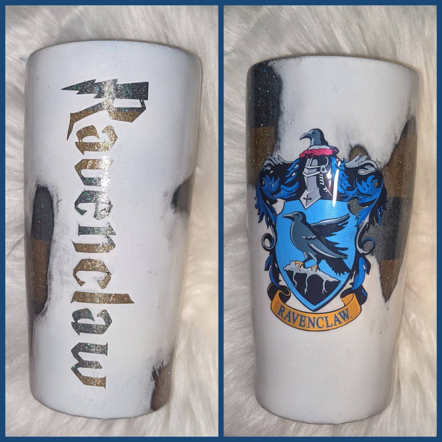 Harry Potter | Wizard | Gryffindor Slytherin | ravenclaw | Hufflepuff | deathly hallows | tumbler