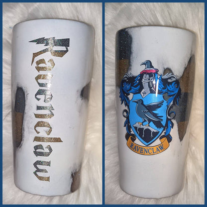 Harry Potter | Wizard | Gryffindor Slytherin | ravenclaw | Hufflepuff | deathly hallows | tumbler